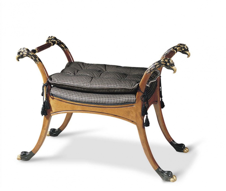 Bench with soft upholstery, Francesco Molon