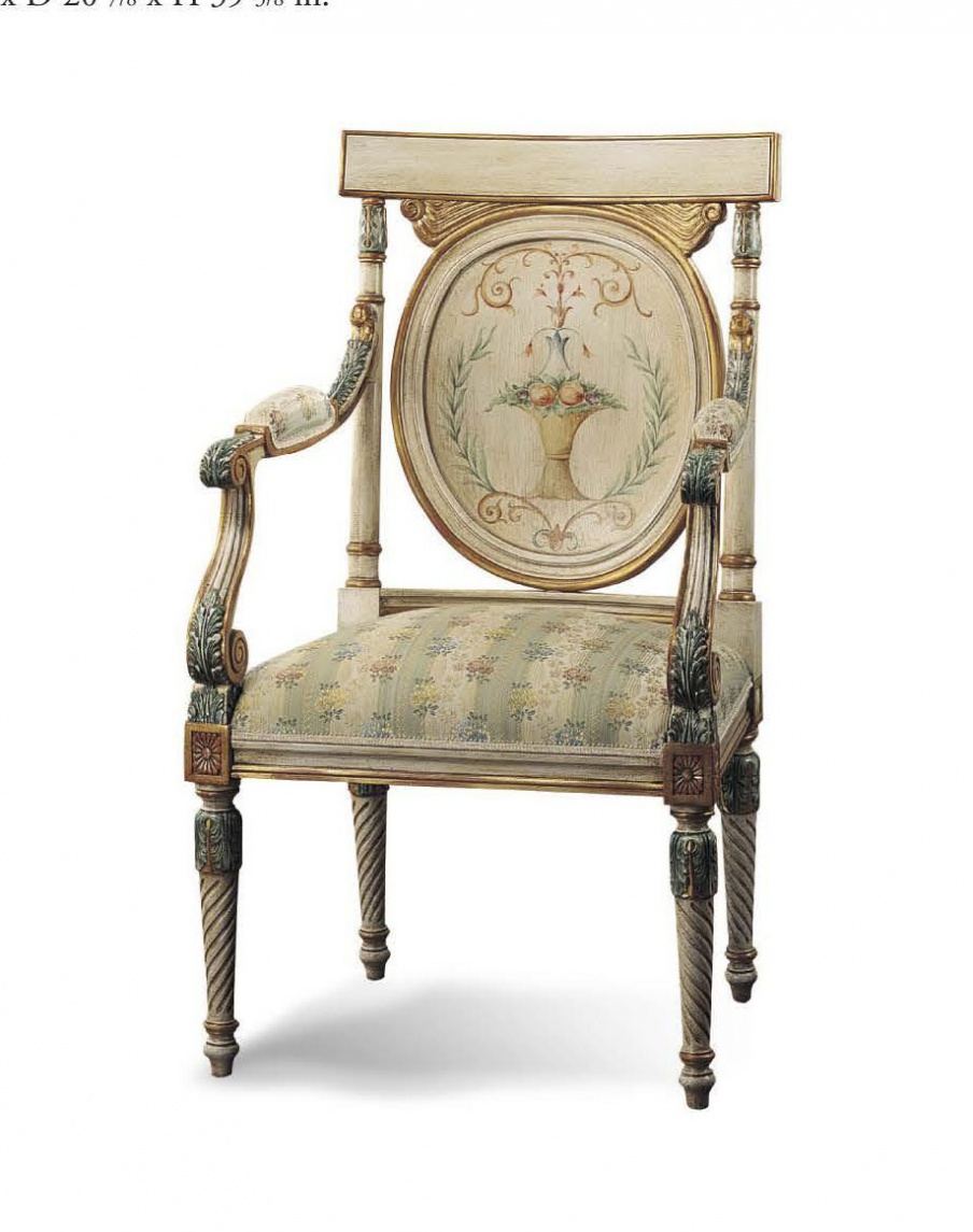 Chair with armrests Francesco Molon