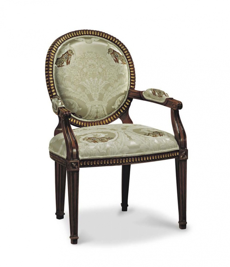 Chair with armrests Francesco Molon