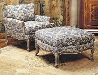 Armchair in fabric, Francesco Molon