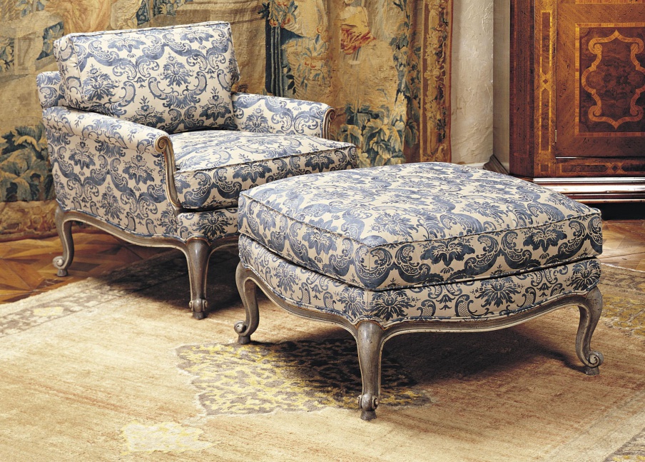 Armchair in fabric, Francesco Molon