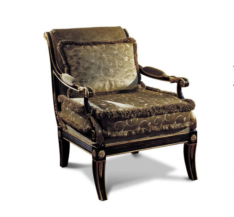 Armchair in fabric, Francesco Molon