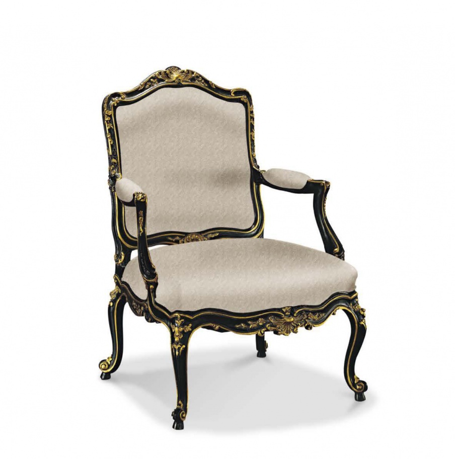 Armchair in fabric, Francesco Molon