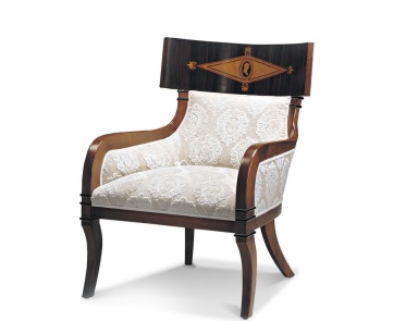 Armchair in fabric, Francesco Molon