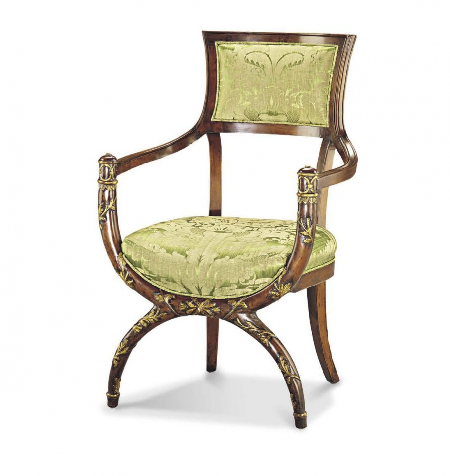 Armchair in fabric, Francesco Molon