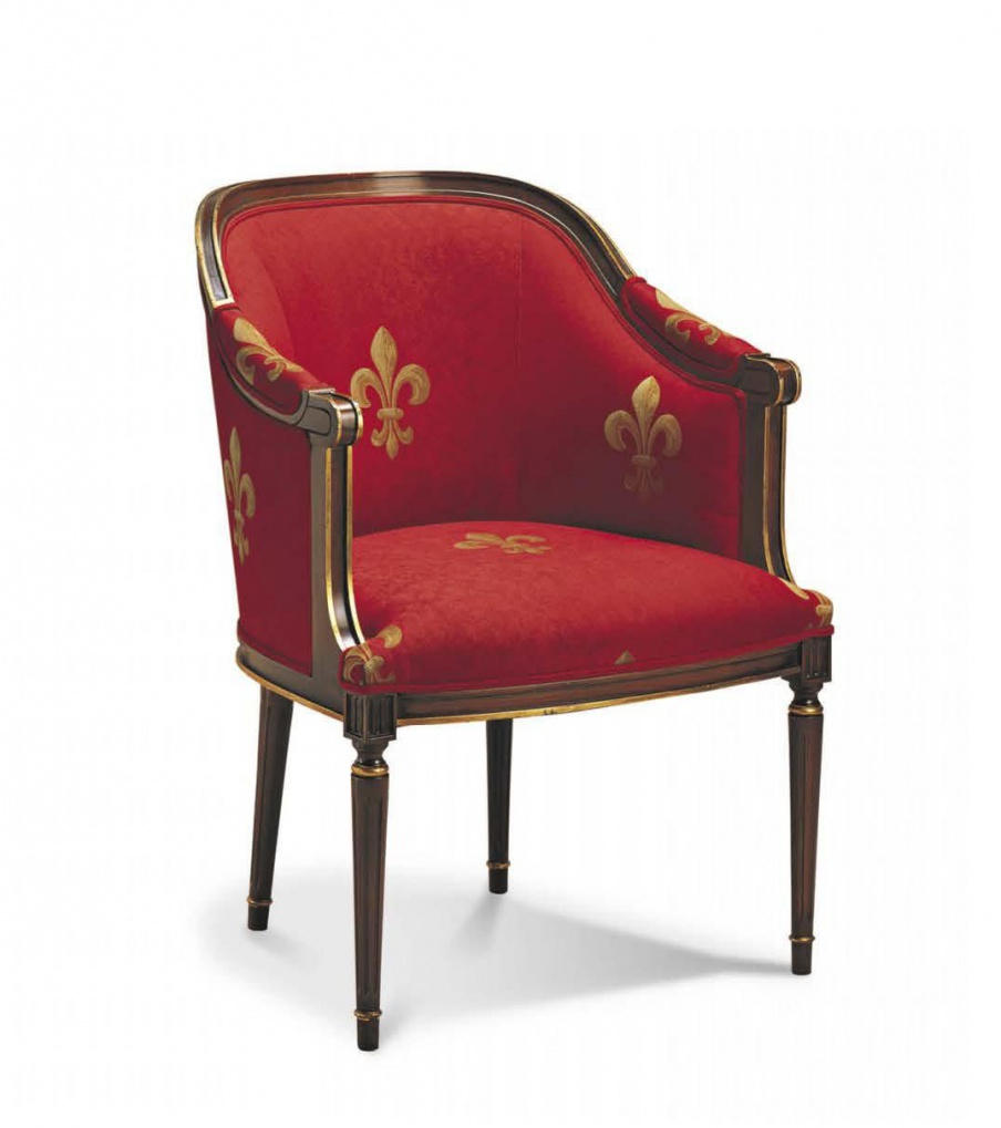 Armchair in fabric, Francesco Molon