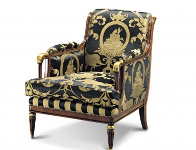 Armchair in fabric, Francesco Molon