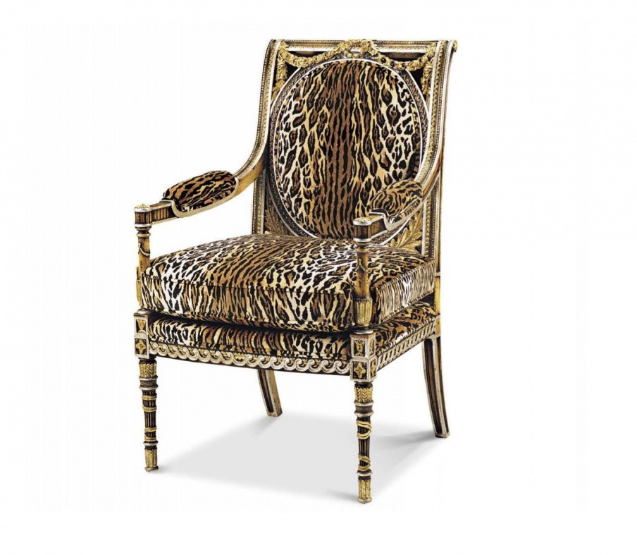 Armchair in fabric, Francesco Molon