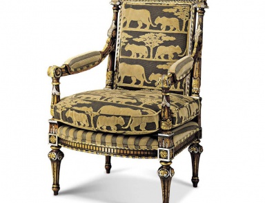 Armchair in fabric, Francesco Molon