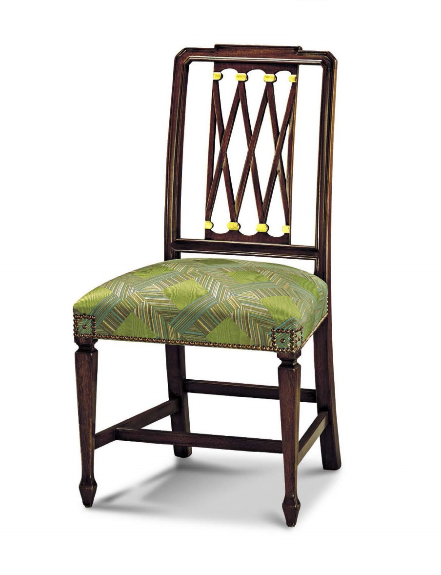 Chair with fabric upholstery, Francesco Molon