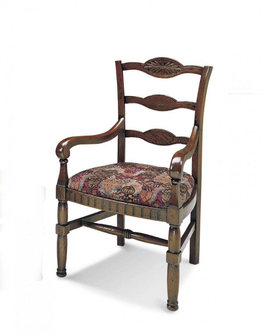 Chair with armrests Francesco Molon