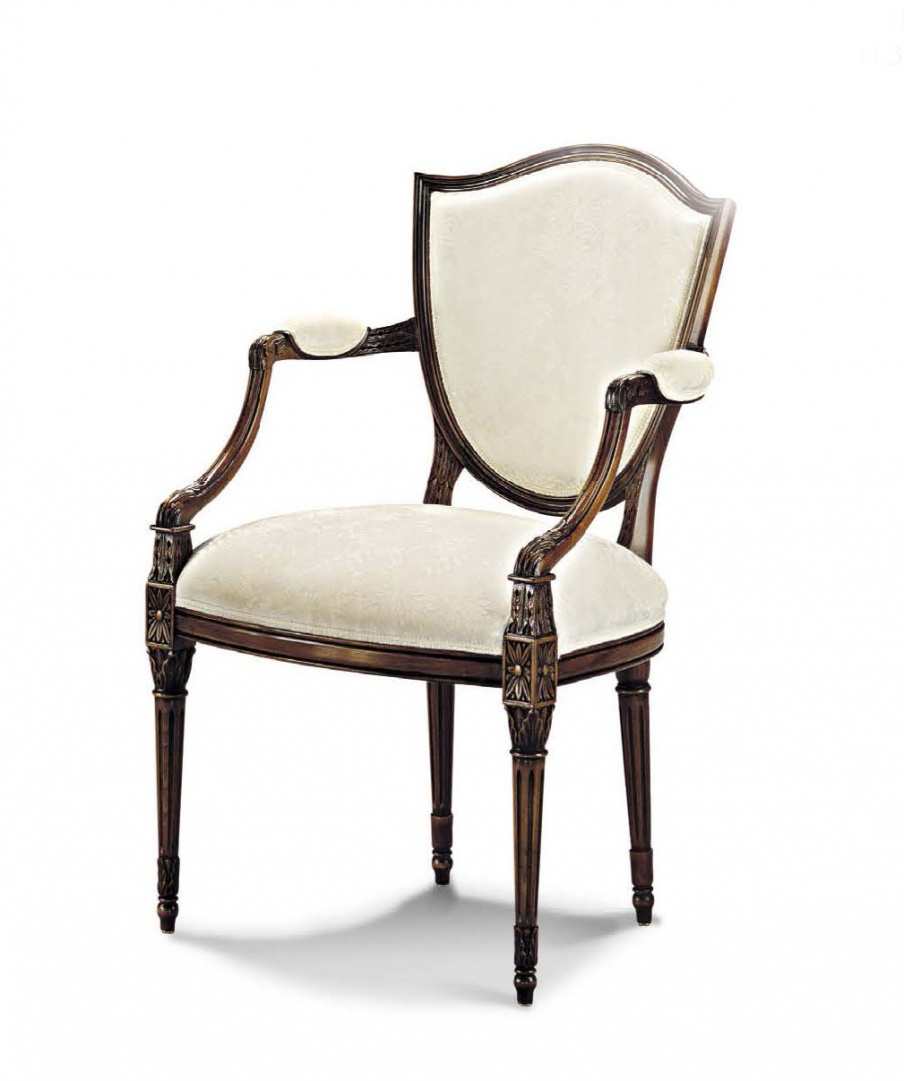 Chair with armrests Francesco Molon