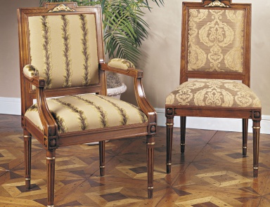 Chair with upholstery, Francesco Molon