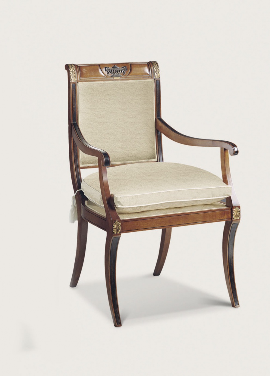 Chair with armrests Francesco Molon