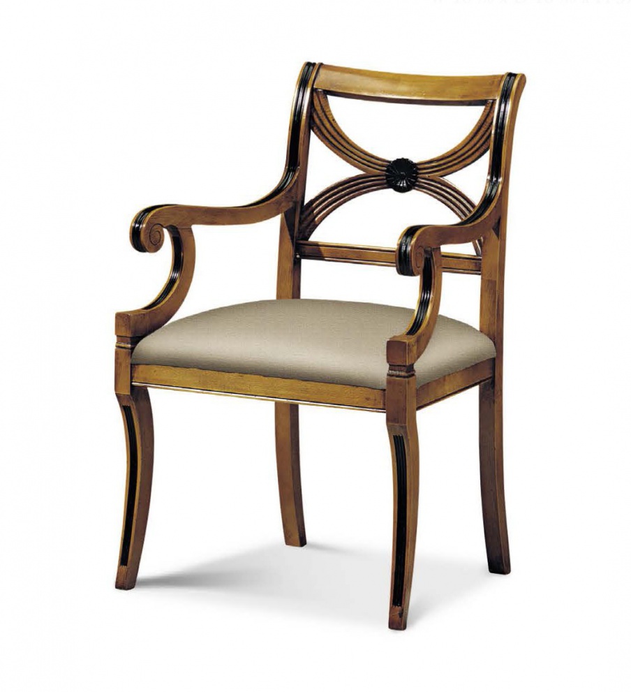 Chair with armrests Francesco Molon