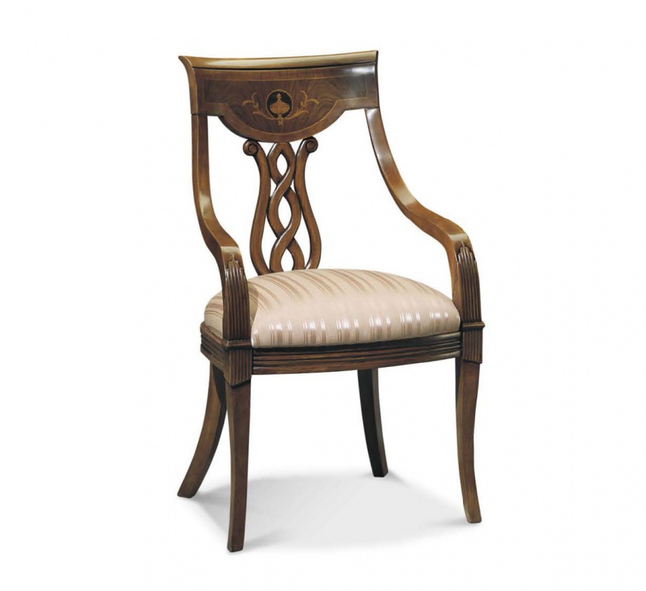 Chair with armrests Francesco Molon