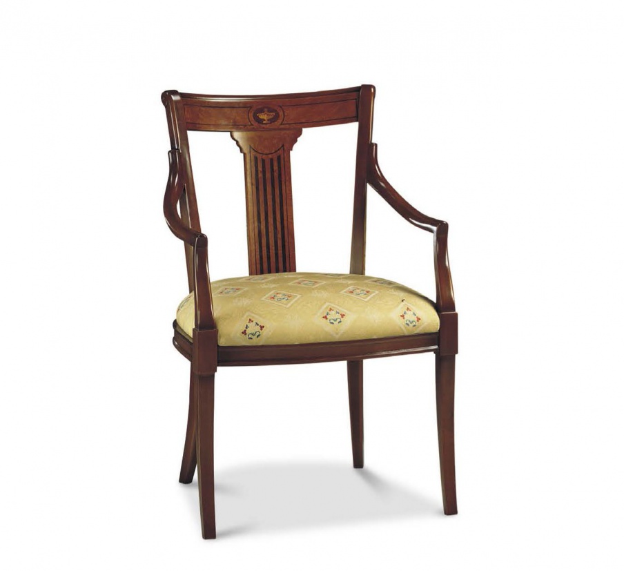 Chair with armrests Francesco Molon