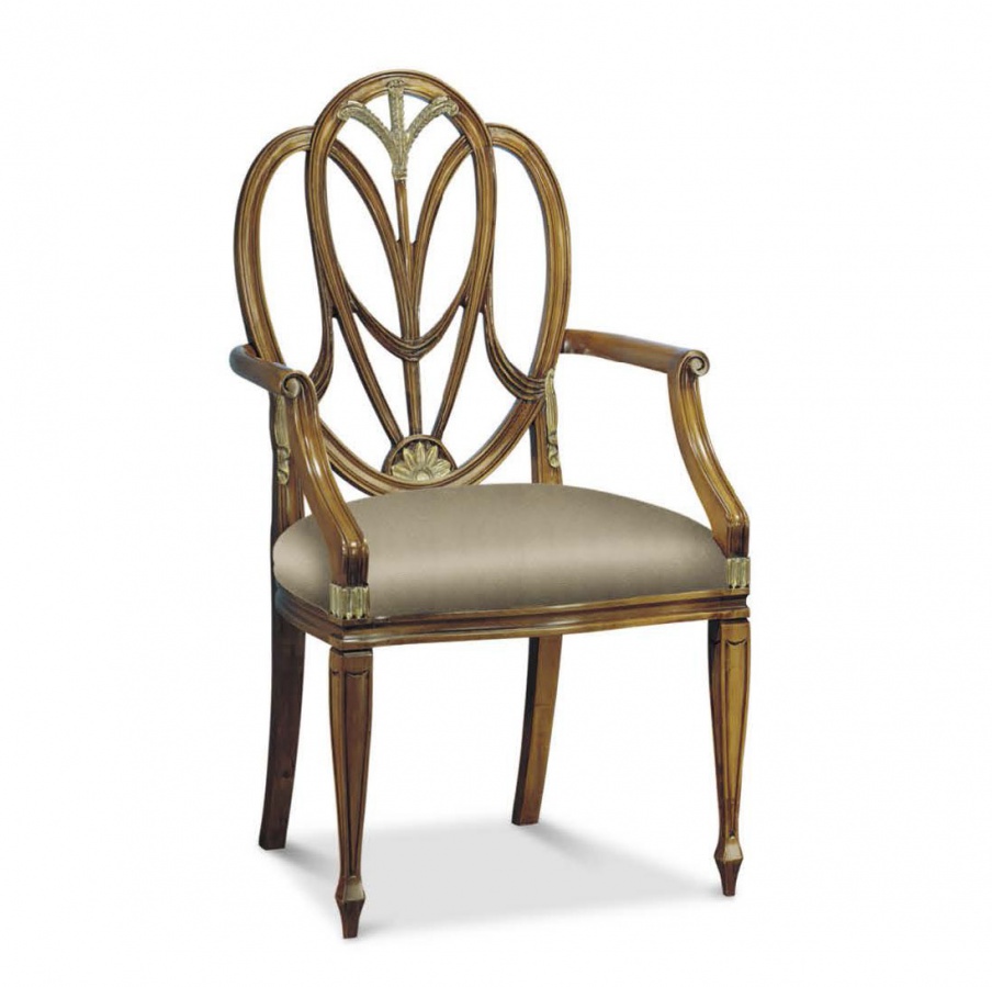 Chair with armrests Francesco Molon