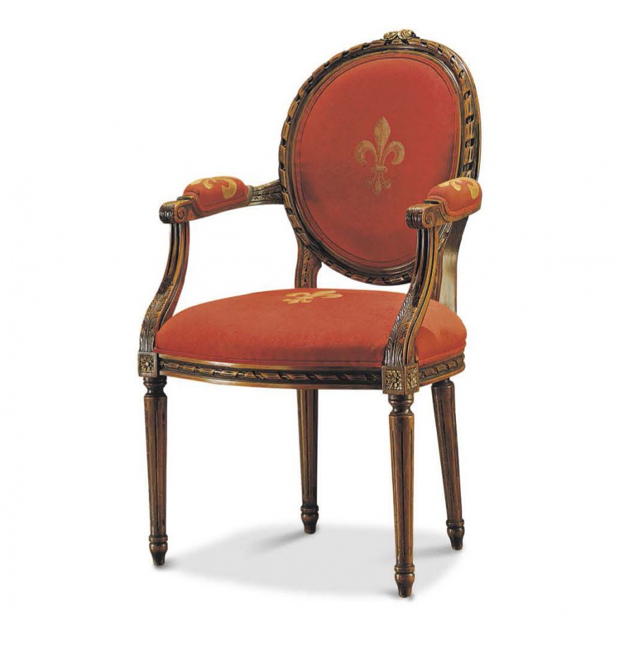 Chair with armrests Francesco Molon