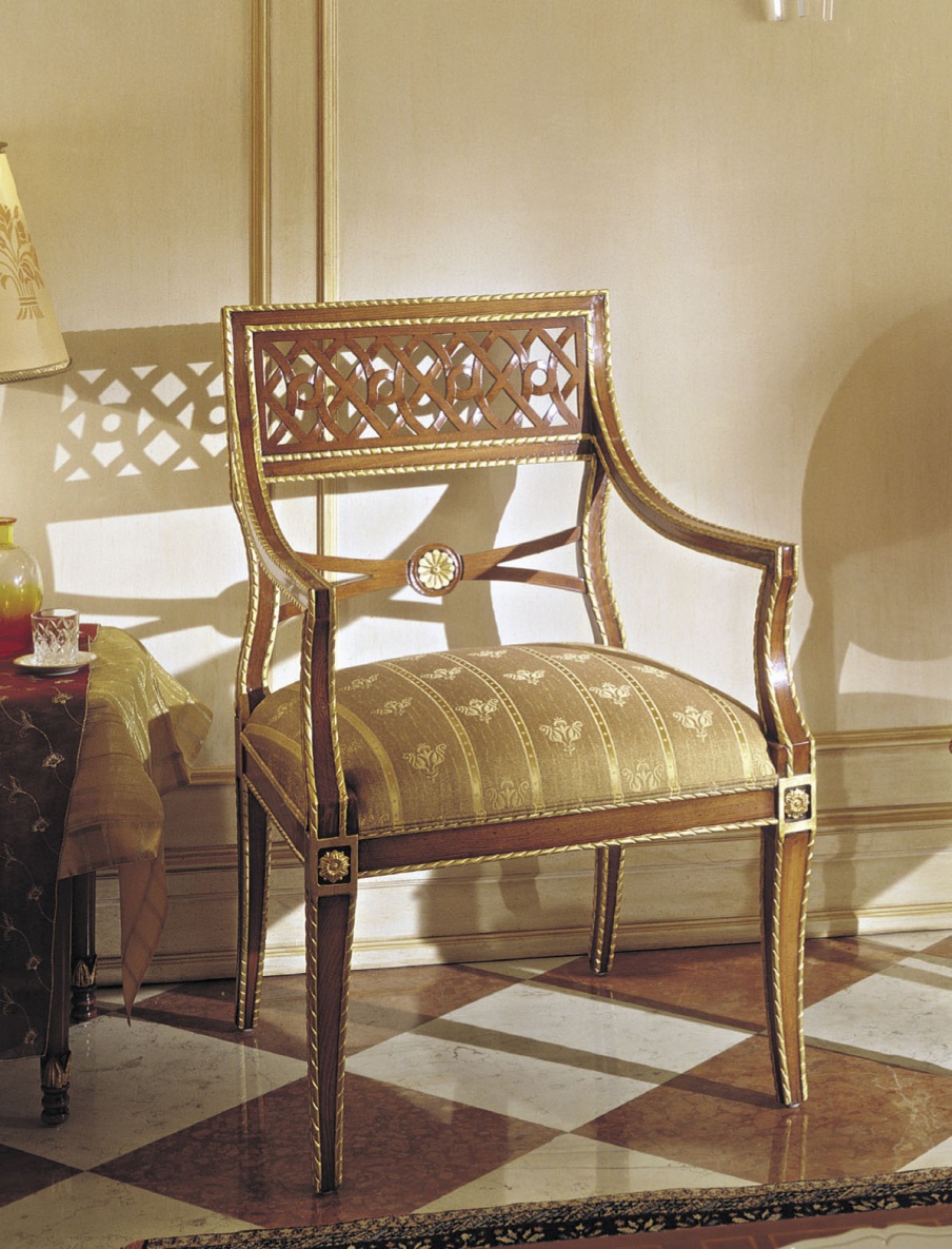 Chair with armrests Francesco Molon