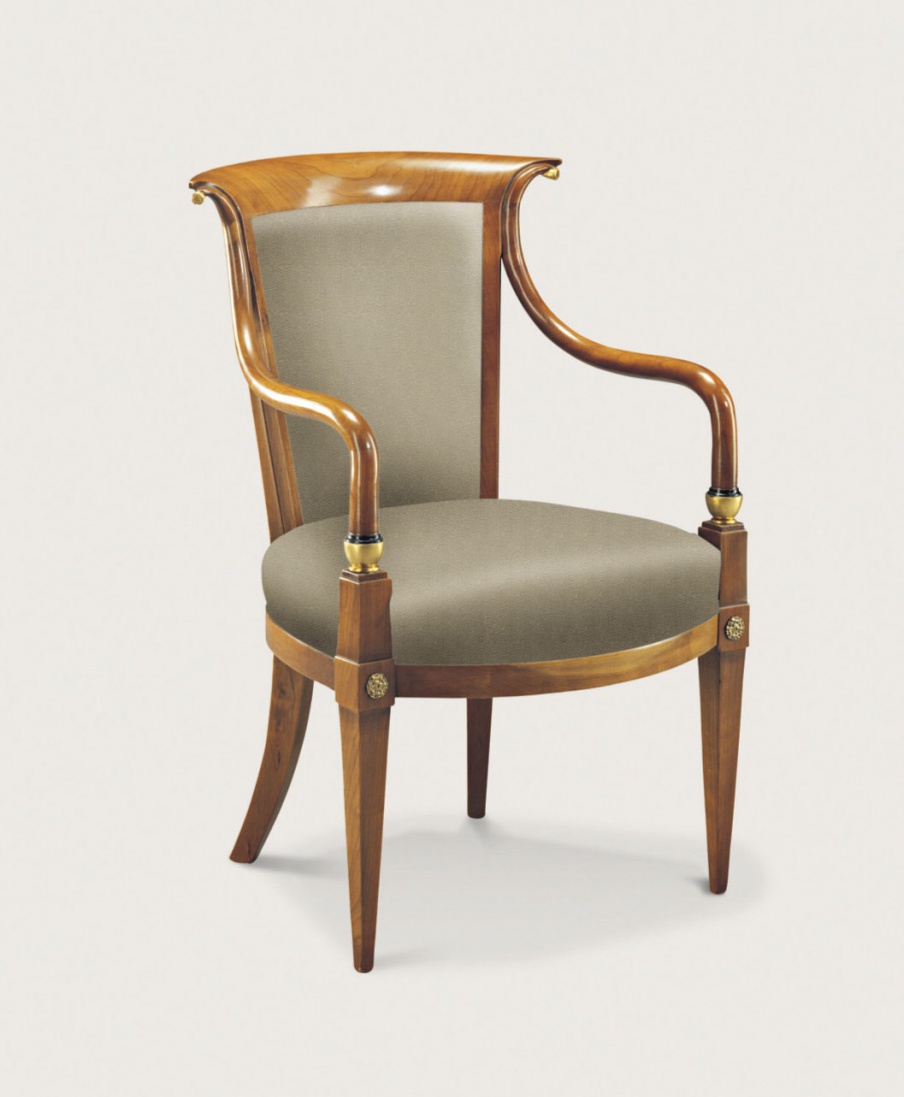 Chair with armrests Francesco Molon
