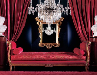 Daybed with rounded armrests Elisabeth, Zanaboni