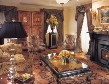 Lounge at hotel Le St-James, Francesco Molon