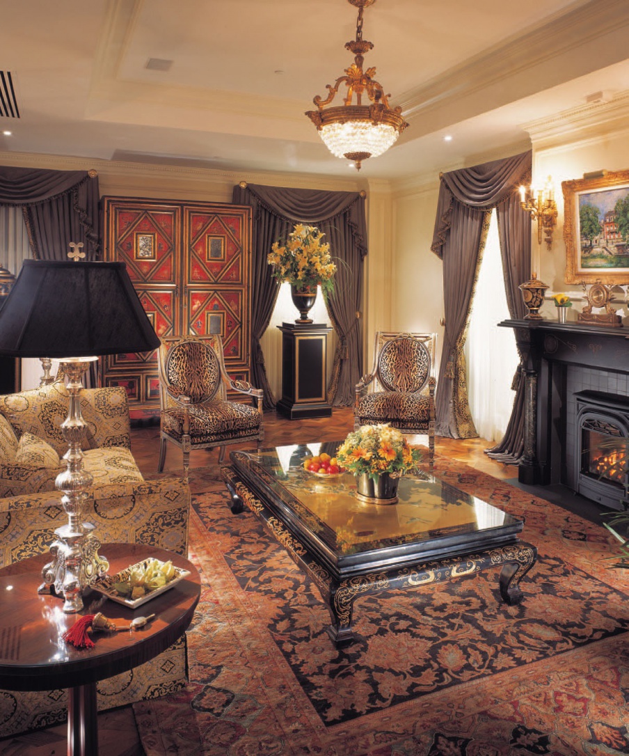 Lounge at hotel Le St-James, Francesco Molon