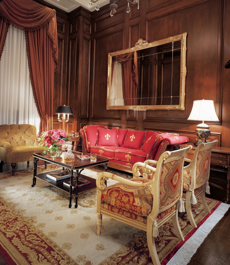 Lounge at hotel Le St-James, Francesco Molon