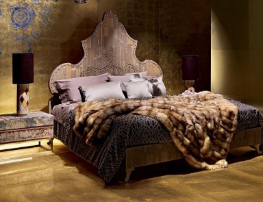 Bed made of natural wood Boboli, Ego