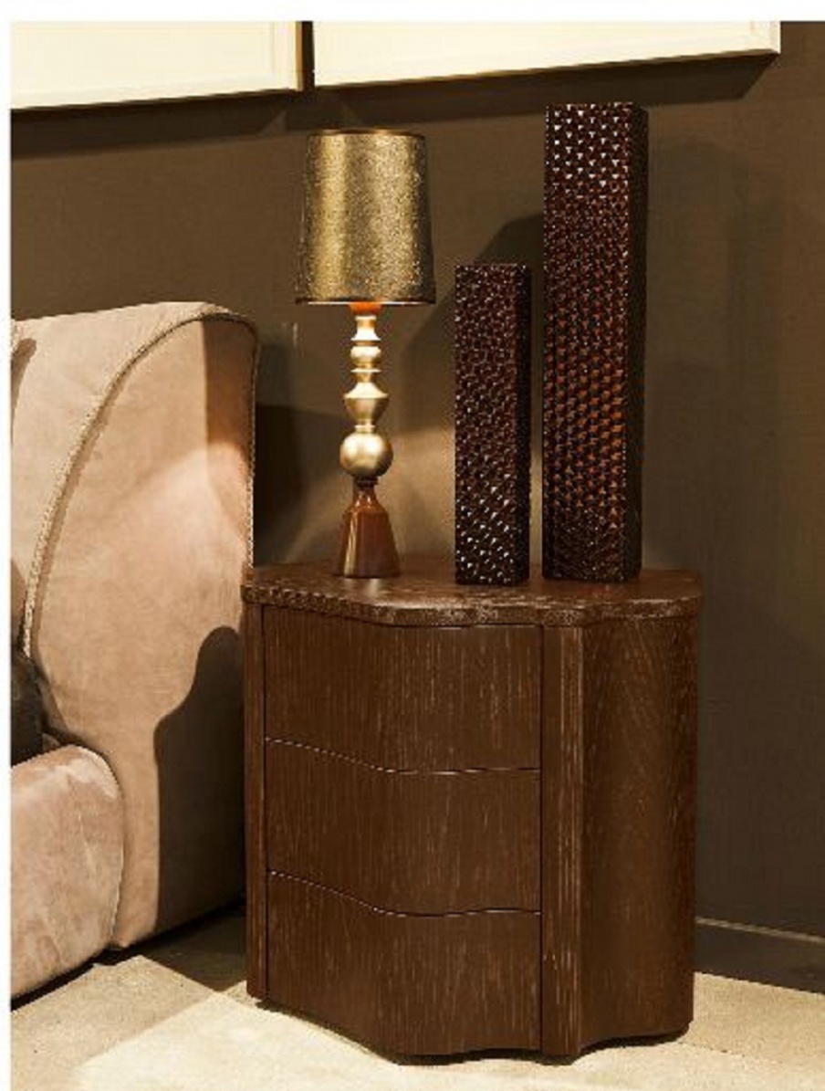 Bedside table made of wood Sipario, Ego