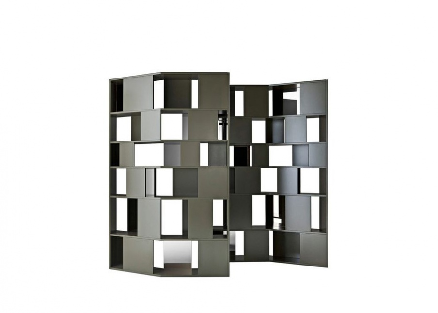 Rack with mirror-like finish Mosaique, Driade