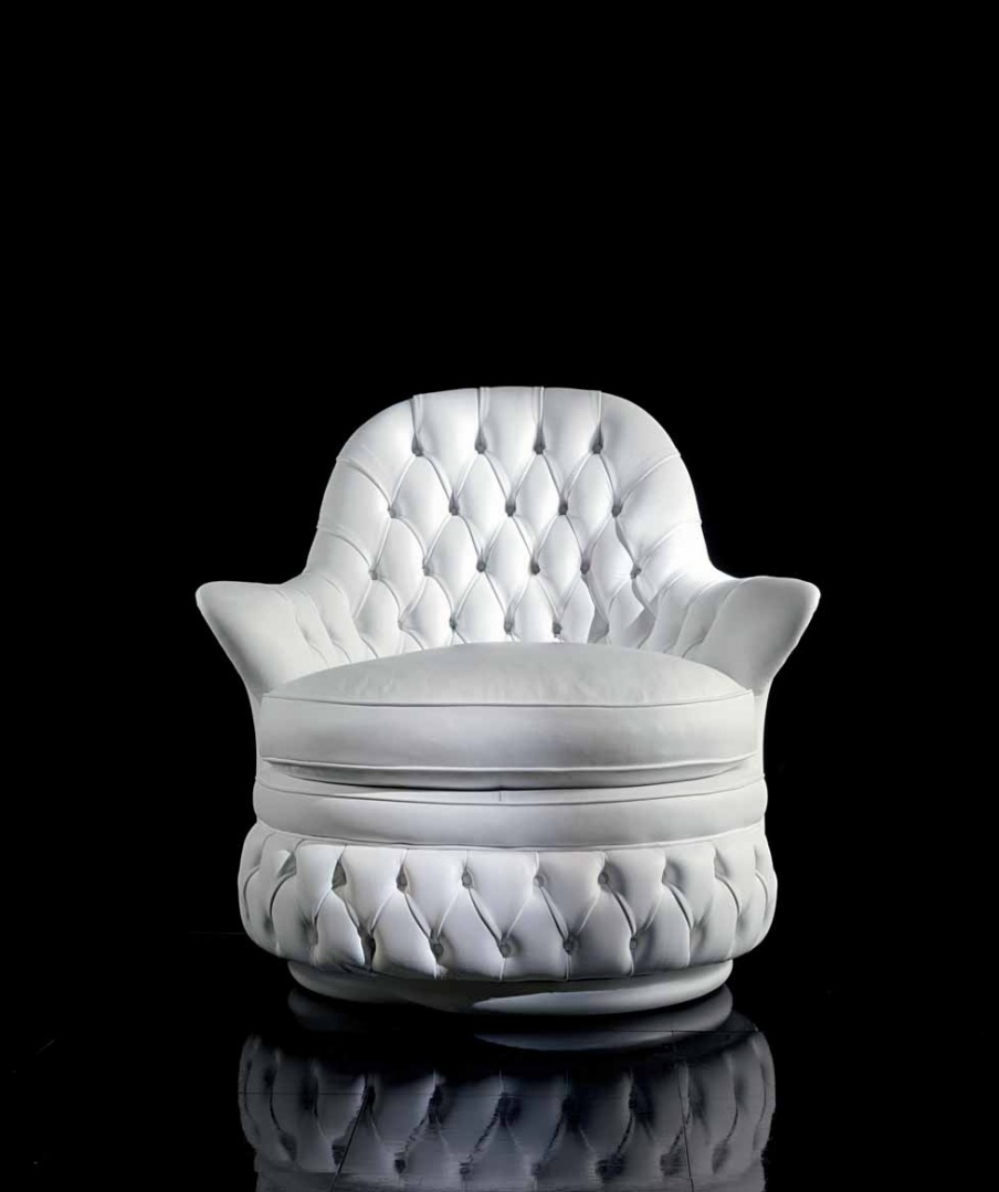 Chair with shaped backrest Italia, Zanaboni