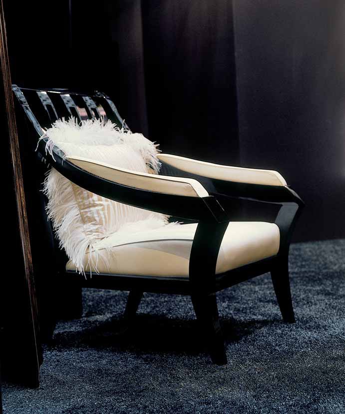 Chair with hard armrests, Zanaboni