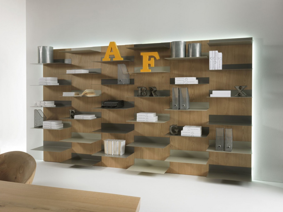 Rack with shelves metal Implement, Riva 1920