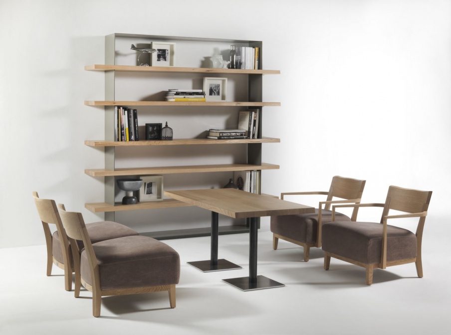 Rack with wooden shelves Crazy, Riva 1920