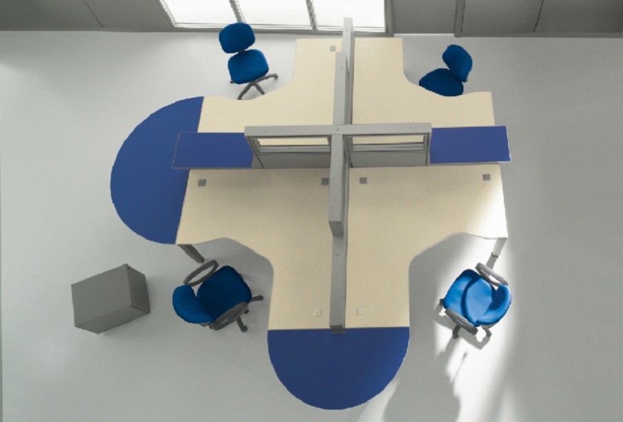 Office Table Squaresystem, I4 Mariani