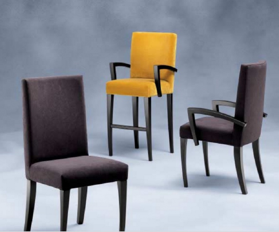 Chair made of solid beech with a high back Lisa, i4Mariani