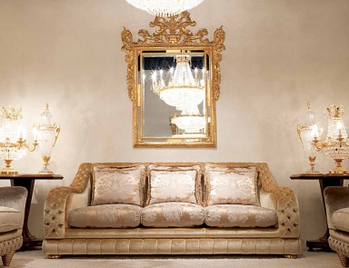 Three-seater sofa Capitonne Fantasia, Zanaboni