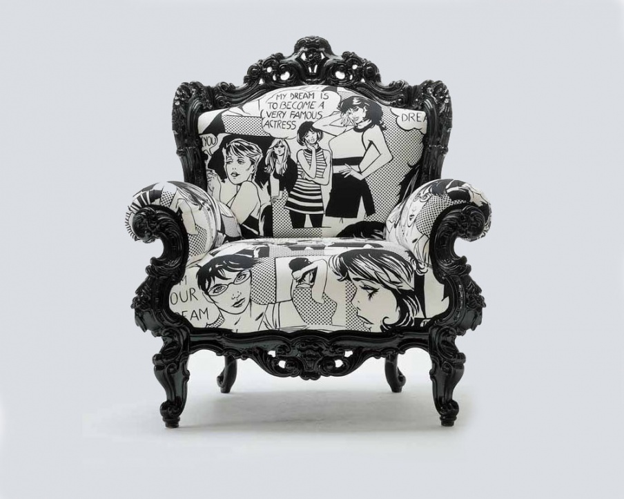 Chair made of solid wood Prince-Comics, Moda