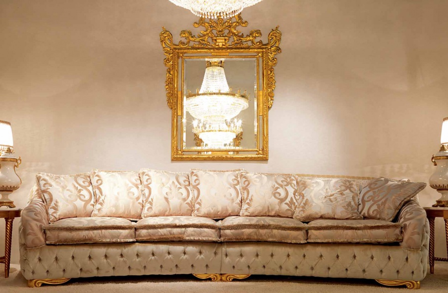 The four-seater couch Esedra, Zanaboni