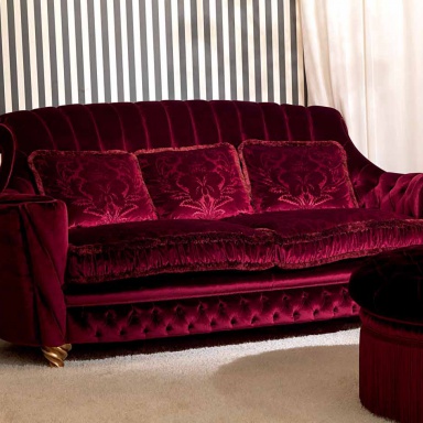 Three-seater sofa Nuvola