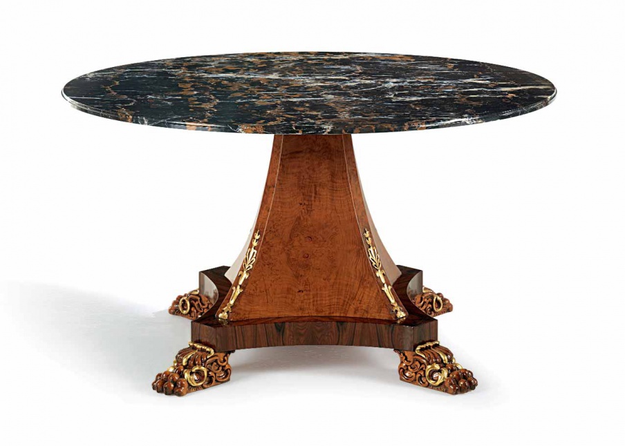 Table Round coffee Table – Marble Top, Zanaboni