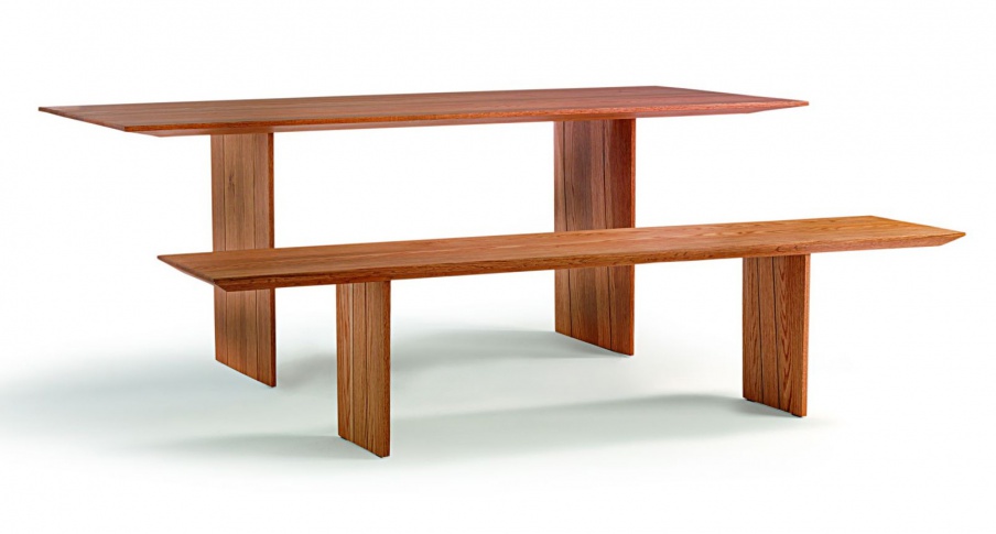 Bench wooden Bench Light, Riva 1920