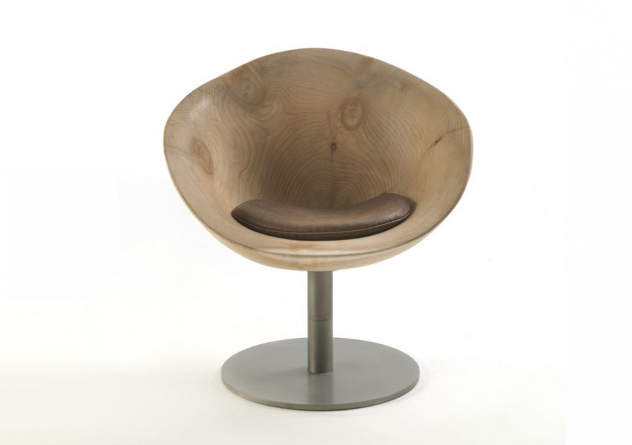 Chair solid cedar Collybia, Riva 1920