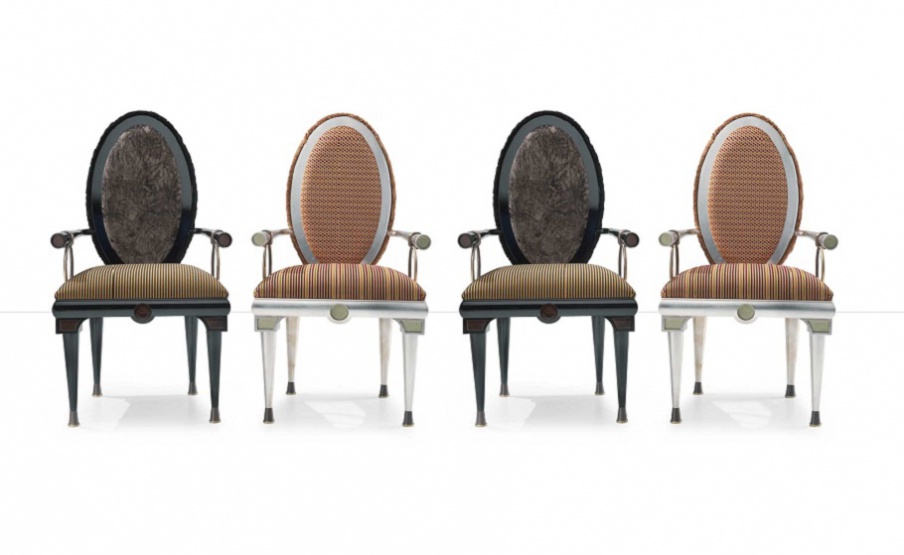 Chair with armrests, Elledue