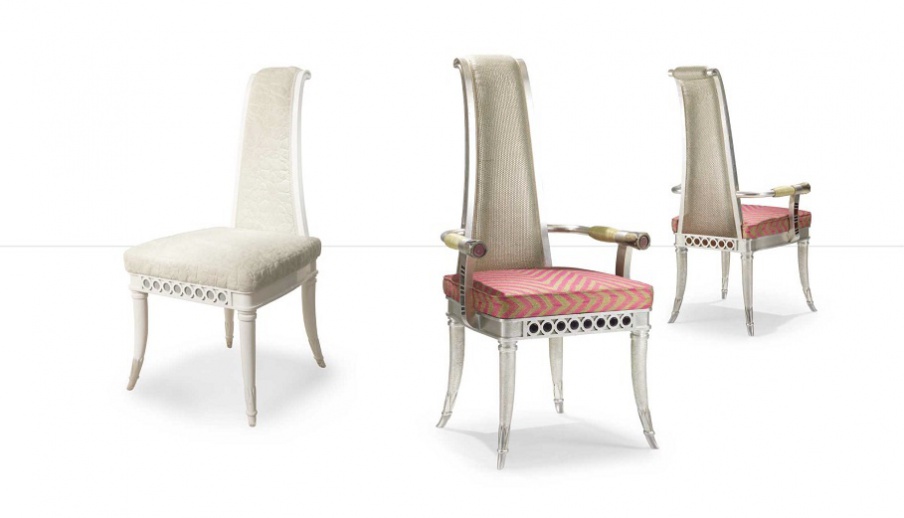 Chair with high back, Elledue