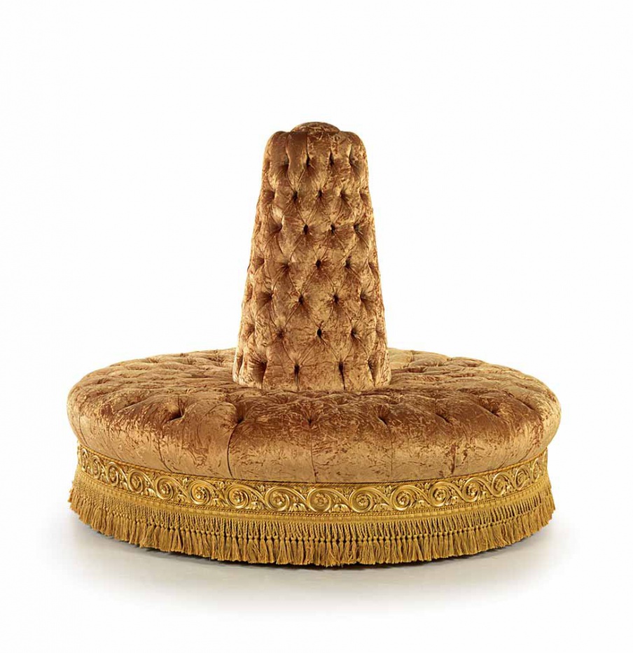 The Eliseo round sofa, Zanaboni