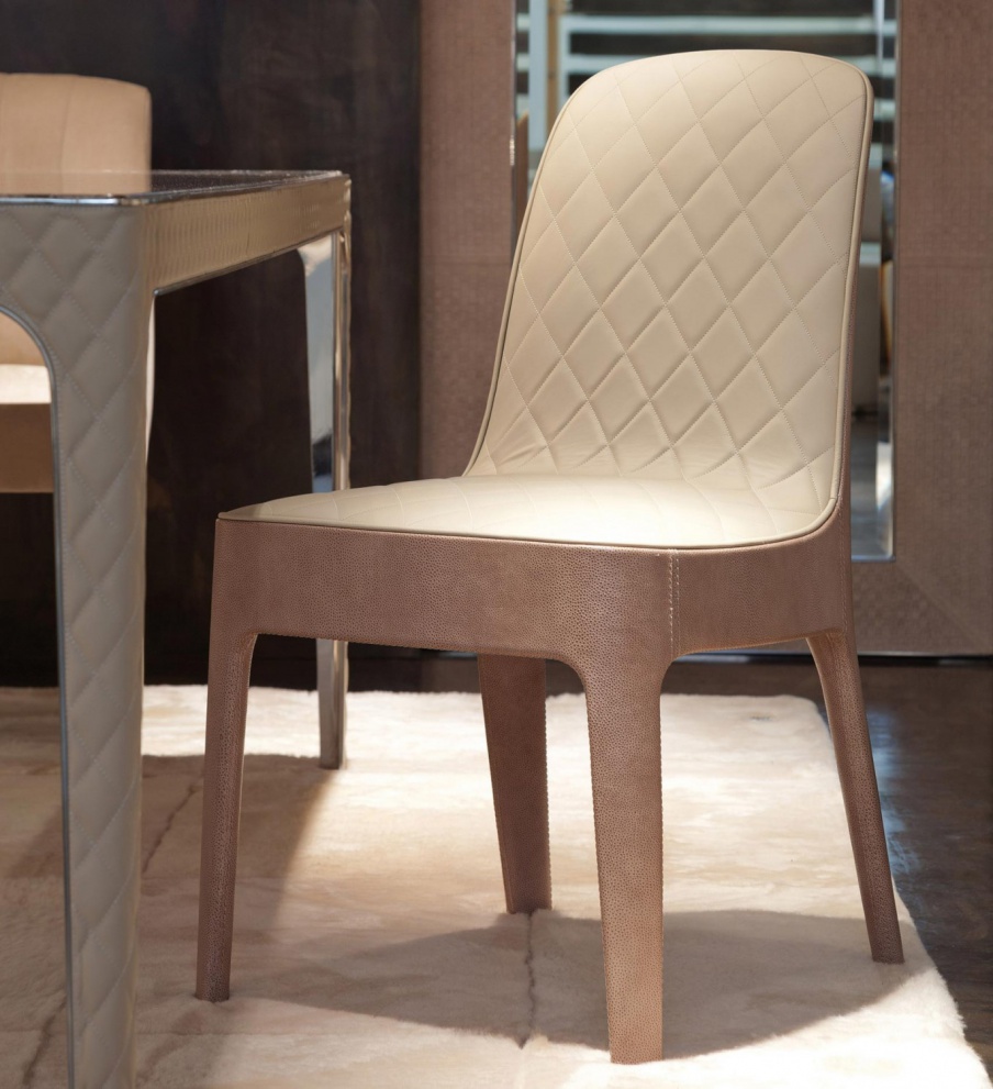 Chair with round backrest Aria, Rugiano