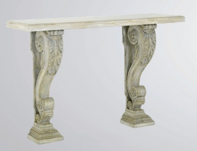 The console is made of solid wood, Chelini